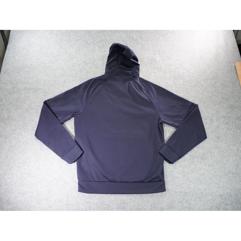 Nike Hoodie Mens Small Blue therma-Fit Long Sleeve Swoosh Arm Pocket Gym Running - Picture 9 of 10